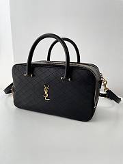 YSL Lyia Duffle In Quilted Lambskin 766785 Black Size 31 X 16 X 13 CM - 3