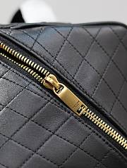 YSL Gaby Vanity Case In Quilted Lambskin 753171 Black Size 21 X 13 X 13 CM - 2