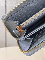 Louis Vuitton M83225 Zippy Wallet Blue Size 19.5 x 10.5 x 2.5 cm - 5