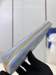 Louis Vuitton M83225 Zippy Wallet Blue Size 19.5 x 10.5 x 2.5 cm - 3