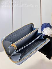 Louis Vuitton M83225 Zippy Wallet Blue Size 19.5 x 10.5 x 2.5 cm - 2