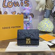 Louis Vuitton M80880 Métis Compact Wallet Black Size 11.5 x 8.5 x 4 cm - 1