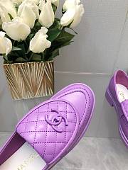 Chanel Moccasins Purple G45474 - 3