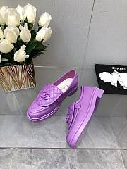 Chanel Moccasins Purple G45474 - 4