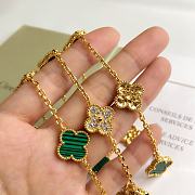 Van Cleef & Arpels Vintage Alhambra Long Necklace 20 Motifs Malachite Green - 2