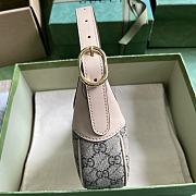 Gucci Ophidia Mini Bag With Horsebit Print ‎774336 Light Pink Size 20x15x5cm - 3