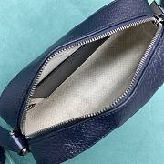 Gucci Ophidia GG Crossbody Bag 681064 Beige & Blue Size 24-8-15 cm - 2