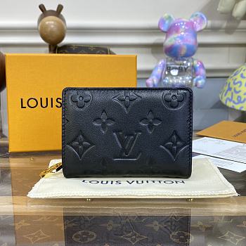Louis Vuitton M81599 Lou Coussin Wallet Black Size 11.5 x 8.5 x 2.2 cm