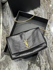 YSL Reversible Kate In Crocodile-Embossed Leather 553804 Size 28.5x20x6cm - 4