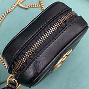 Gucci GG Marmont Mini Bag 598597 Black Size 17x10.5x5 cm - 3