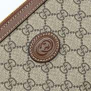 Gucci Messenger Bag With Interlocking G Beige and ebony 726833 Size 30*22*5cm - 5