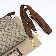 Gucci Messenger Bag With Interlocking G Beige and ebony 726833 Size 30*22*5cm - 3