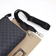 Gucci Messenger Bag With Interlocking G Black GG 726833 Size 30*22*5cm - 5