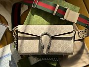 Gucci Dionysus Small Shoulder Bag ‎731782 Beige and white Size 25x14x4cm - 1