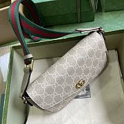 Gucci Ophidia Mini Bag 764961 Beige And Oatmeal Size 22x13x4cm - 2