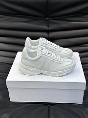 Celine Runner Cr-01 Low Lace-Up Sneaker In Calfskin White - 1