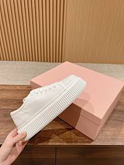 Miumiu Denim Sneakers White - 3