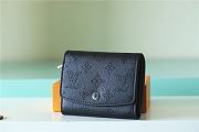 Louis Vuitton M62540 Iris Compact Wallet Black Size 12 x 9.5 x 3 cm - 1