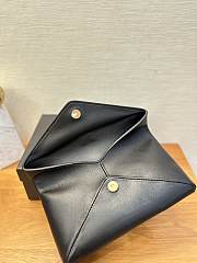 YSL Cassandre Small Envelope Pouch In Lambskin 764931 Black Size 21 X 14 X 3 CM - 5