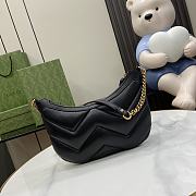 Gucci GG Marmont Small Shoulder Bag 777263 Black Size 26x17x4 cm - 5