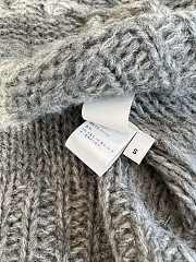 Loewe Anagram Sweater In Mohair Grey Melange - 4