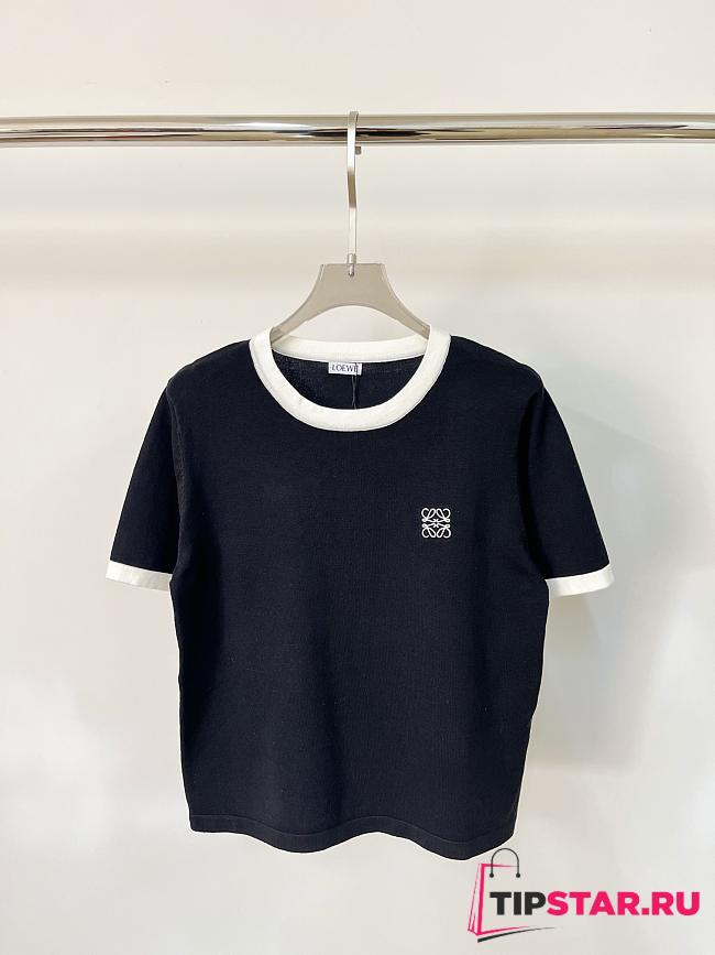 Loewe Slim Fit T-shirt In Cotton Black - 1