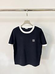 Loewe Slim Fit T-shirt In Cotton Black - 1