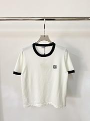 Loewe Slim Fit T-shirt In Cotton White - 1