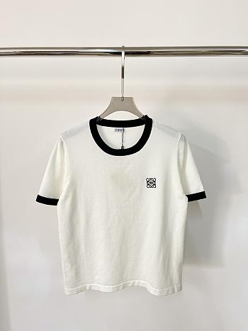 Loewe Slim Fit T-shirt In Cotton White