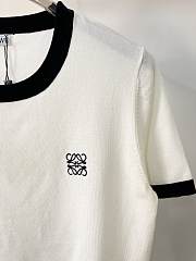 Loewe Slim Fit T-shirt In Cotton White - 5