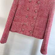 Gucci Tweed Jacket Red&White 761166 - 2