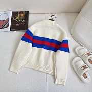 Gucci Wool Mohair Cardigan With Web 766117 - 3