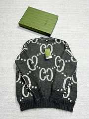 Gucci Reversible Gg Mohair Cardigan Gray 635160 - 4