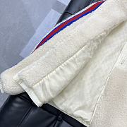 Gucci Fleece Wool Zip Jacket With Web ‎773028 - 5