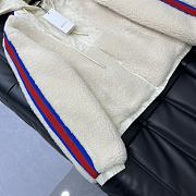 Gucci Fleece Wool Zip Jacket With Web ‎773028 - 4