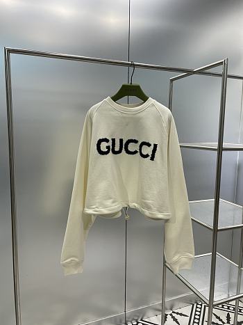 Gucci Cotton Jersey Drawstring Sweatshirt 760366