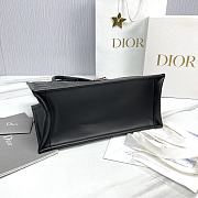 Medium Dior Book Tote Black Macrocannage Calfskin Size 36.5 x 28 x 17.5 cm - 4