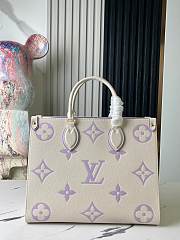Louis Vuitton M23937 OnTheGo MM Latte/Purple Size 35 x 27 x 14 cm - 1