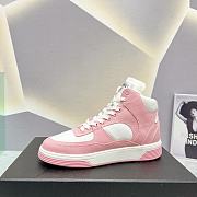Chanel Sneaker Cotton Pink & White G45353 - 5