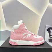 Chanel Sneaker Cotton Pink & White G45353 - 4