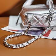 Chanel Backpack Metallic Lambskin & Silver Metal Silver AS4621 Size 19 × 20 × 5.5 cm - 2