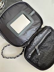 Chanel Backpack AS4366 Nylon & Silver-Tone Metal Black Size 22 × 18 × 10 cm - 5