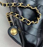 Chanel 22 Backpack Shiny Calfskin & Gold-Tone Metal Black AS3859 Size 34 × 29 × 8 cm - 2