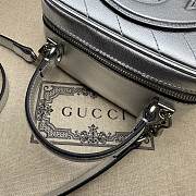 Gucci Blondie Top Handle Bag 744434 Silver Size 17x15x9 cm - 4