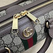 Gucci Ophidia GG Small Top Handle Bag 772061 Beige and ebony Size 26.5*17.5*14cm - 4