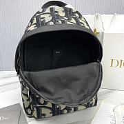 Dior Rider Backpack Beige and Black Maxi Dior Oblique Jacquard Size 30 x 42 x 15 cm - 5