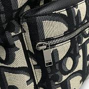 Dior Rider Backpack Beige and Black Maxi Dior Oblique Jacquard Size 30 x 42 x 15 cm - 2