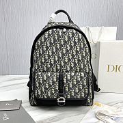 Dior 8 Backpack Beige and Black Dior Oblique Jacquard Size 31 x 41 x 15 cm - 1