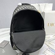 Dior 8 Backpack Beige and Black Dior Oblique Jacquard Size 31 x 41 x 15 cm - 5