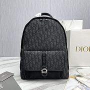 Dior 8 Backpack Black Dior Oblique Jacquard Size 31 x 41 x 15 cm - 1